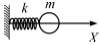 Пружина жесткостью k и массой m. Модуль максимальной скорости шара на пружине. Шарик прикрепленный к пружине рисунок. Маленький шарик массы, прикреплённый пружиной. Скоба на пружине жесткостью.